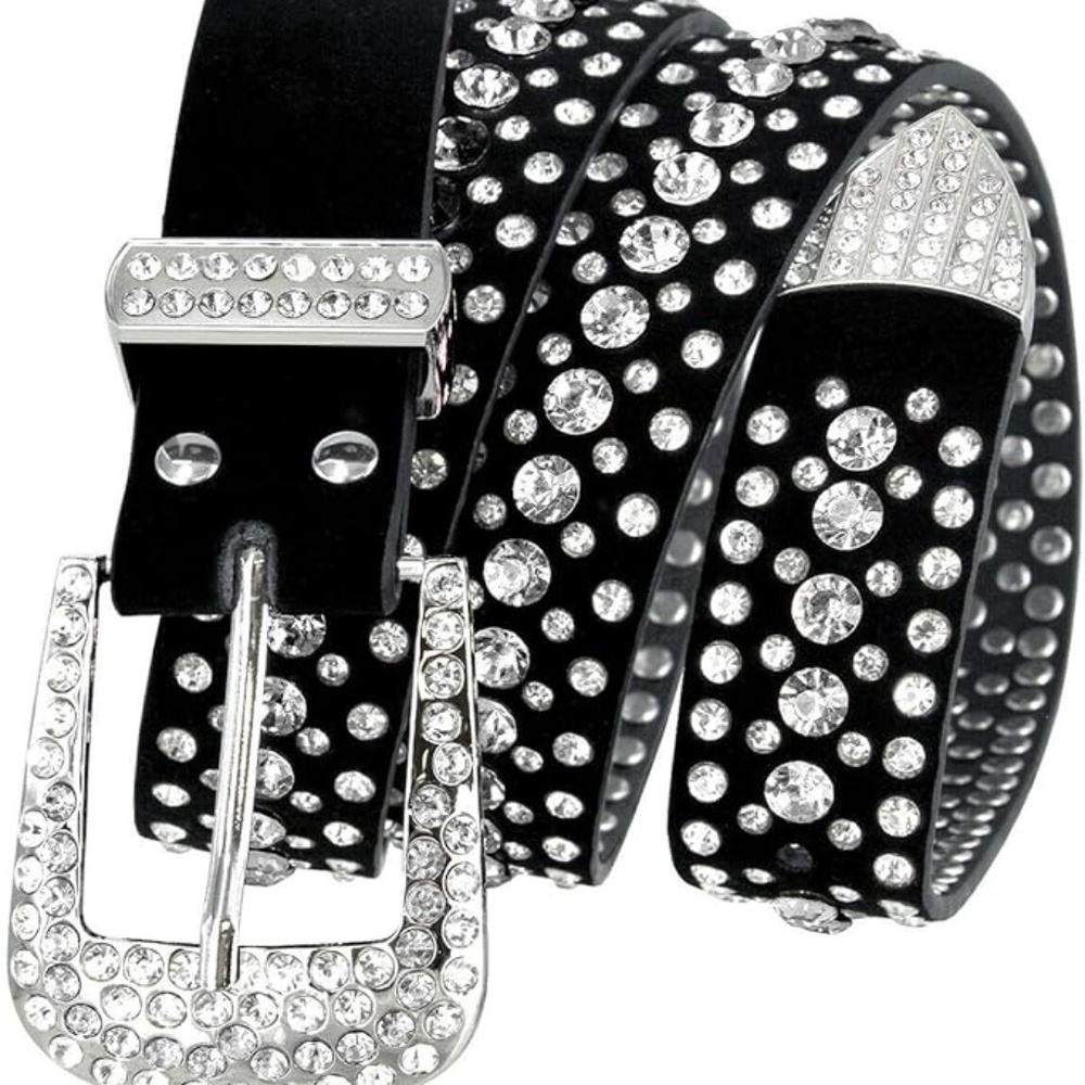 Rhinestone Western Cowgirl Belt